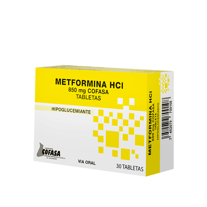 metformina tabletas de 850 mg