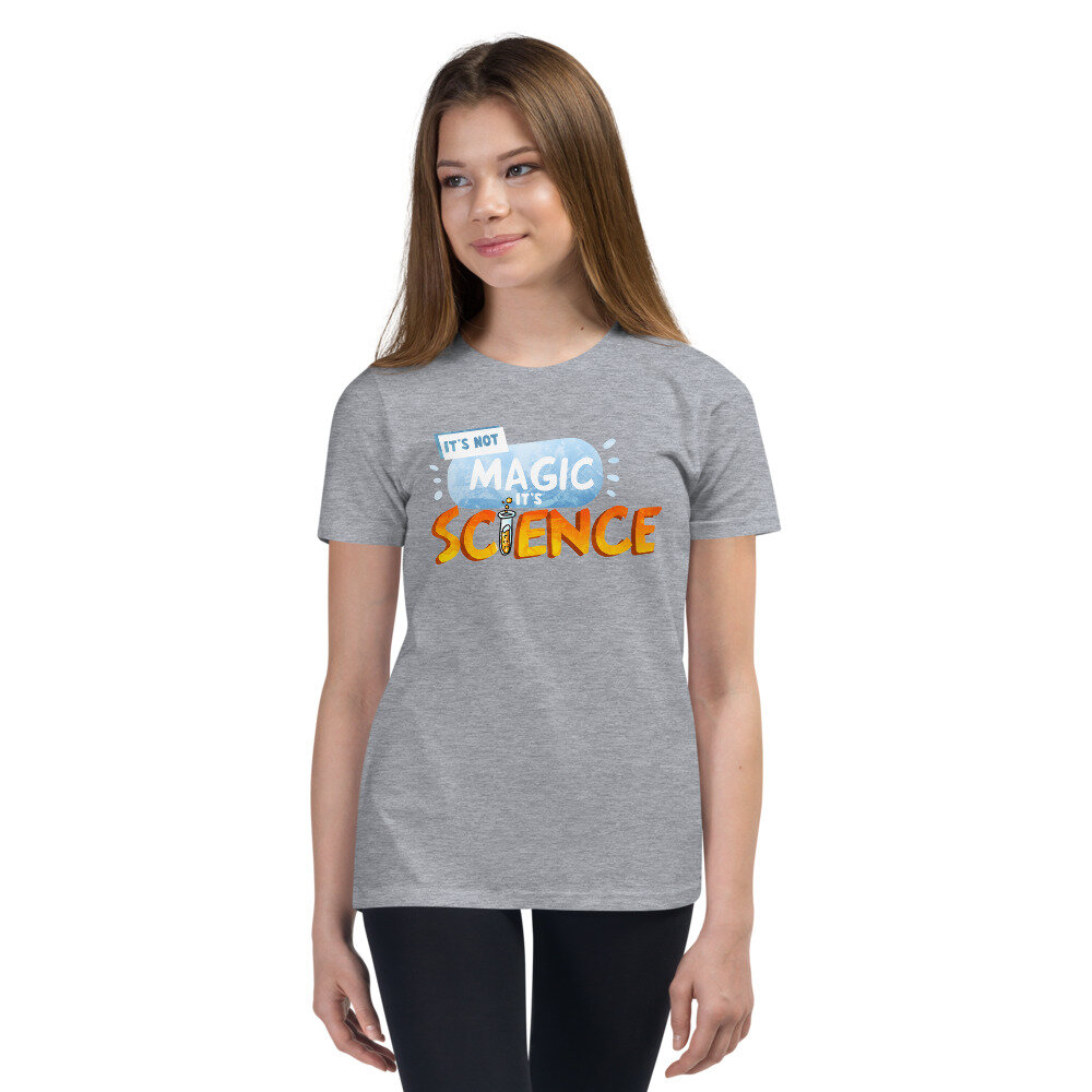 It's Not Magic, It's Science Youth Sleeve T-Shirt Jay Flores