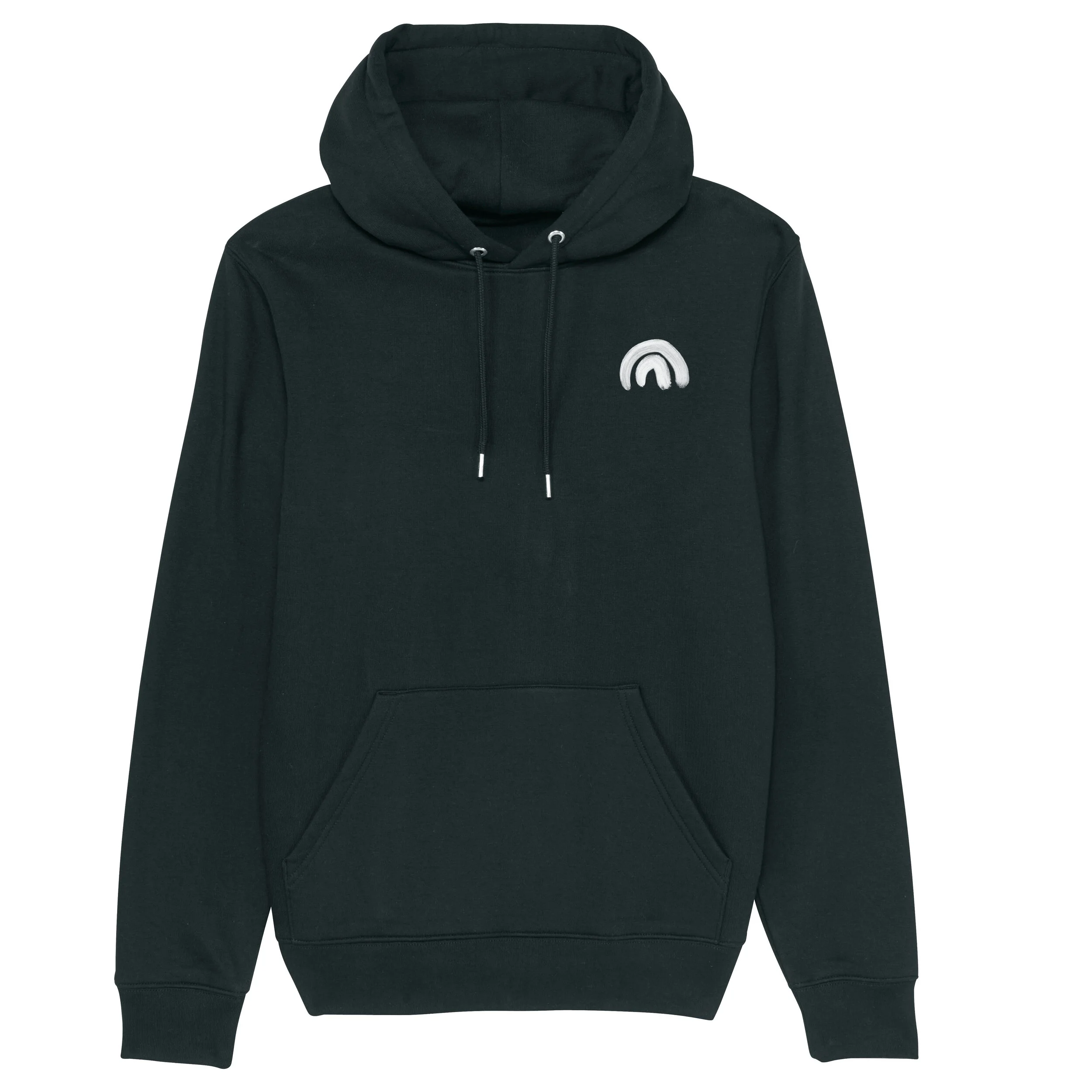 black rainbow hoodie