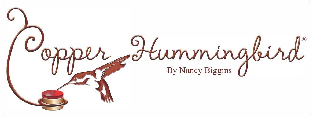 Copper Hummingbird by Nancy Biggins
