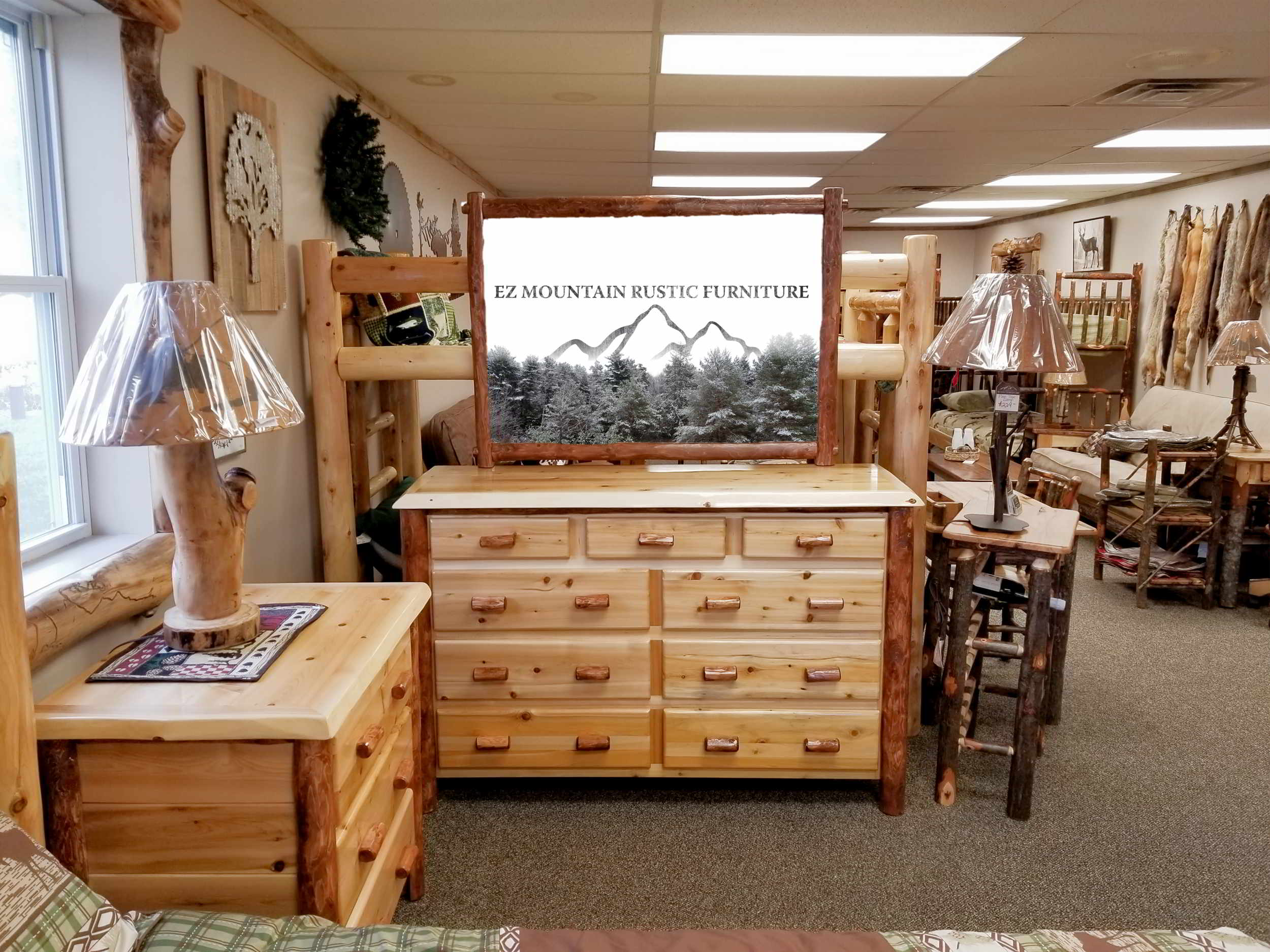 White Cedar Dresser Ez Mountain Rustic Furniture