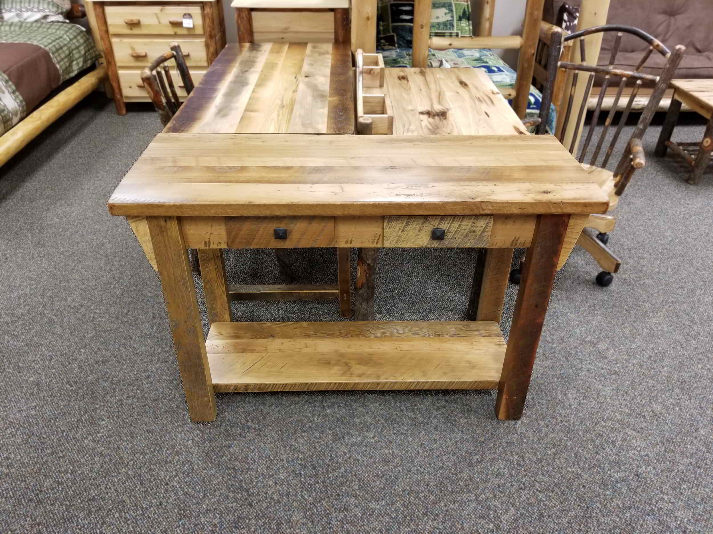 Barnwood Sofa Table Ez Mountain Rustic Furniture
