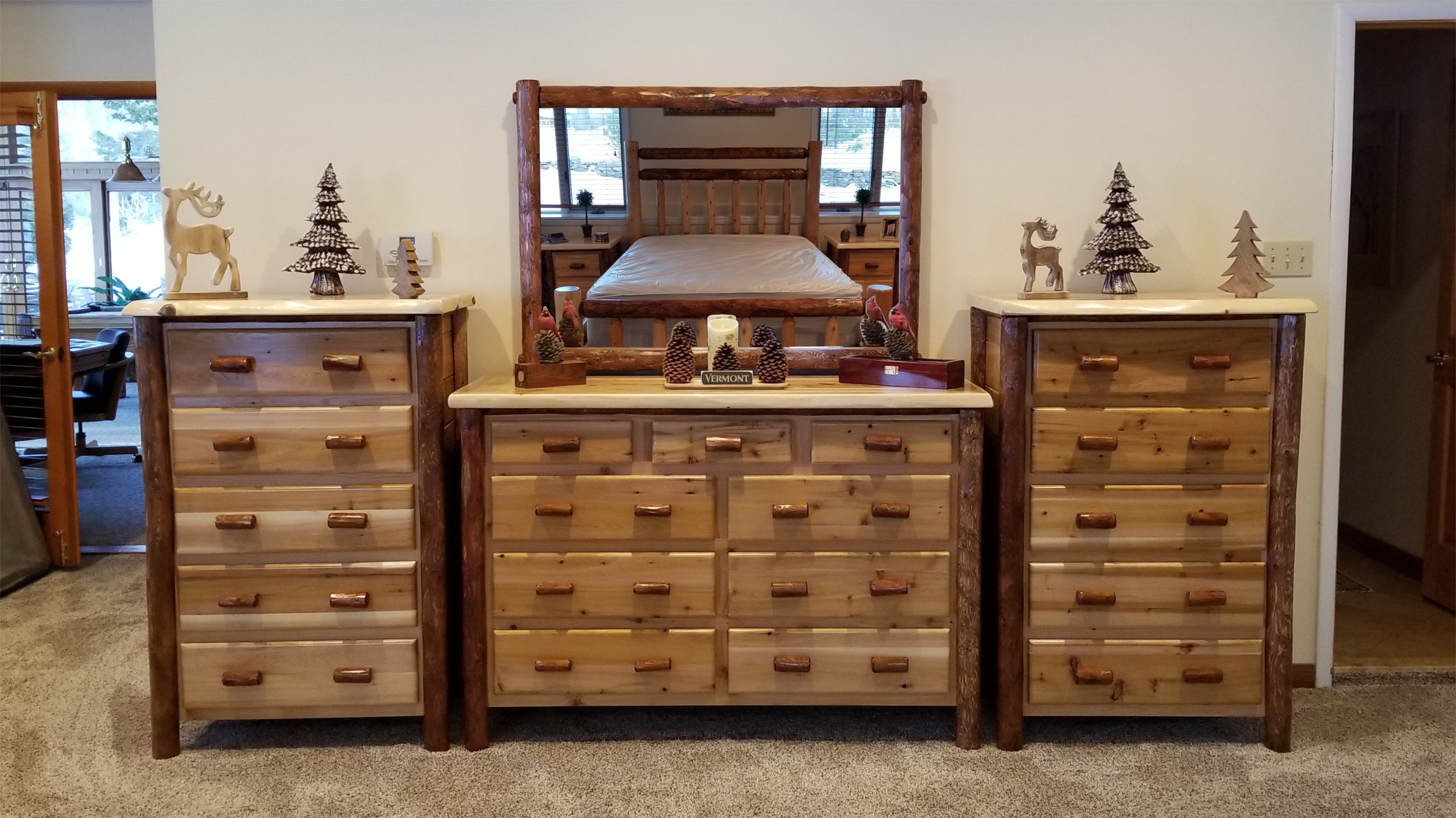 White Cedar Dresser Ez Mountain Rustic Furniture