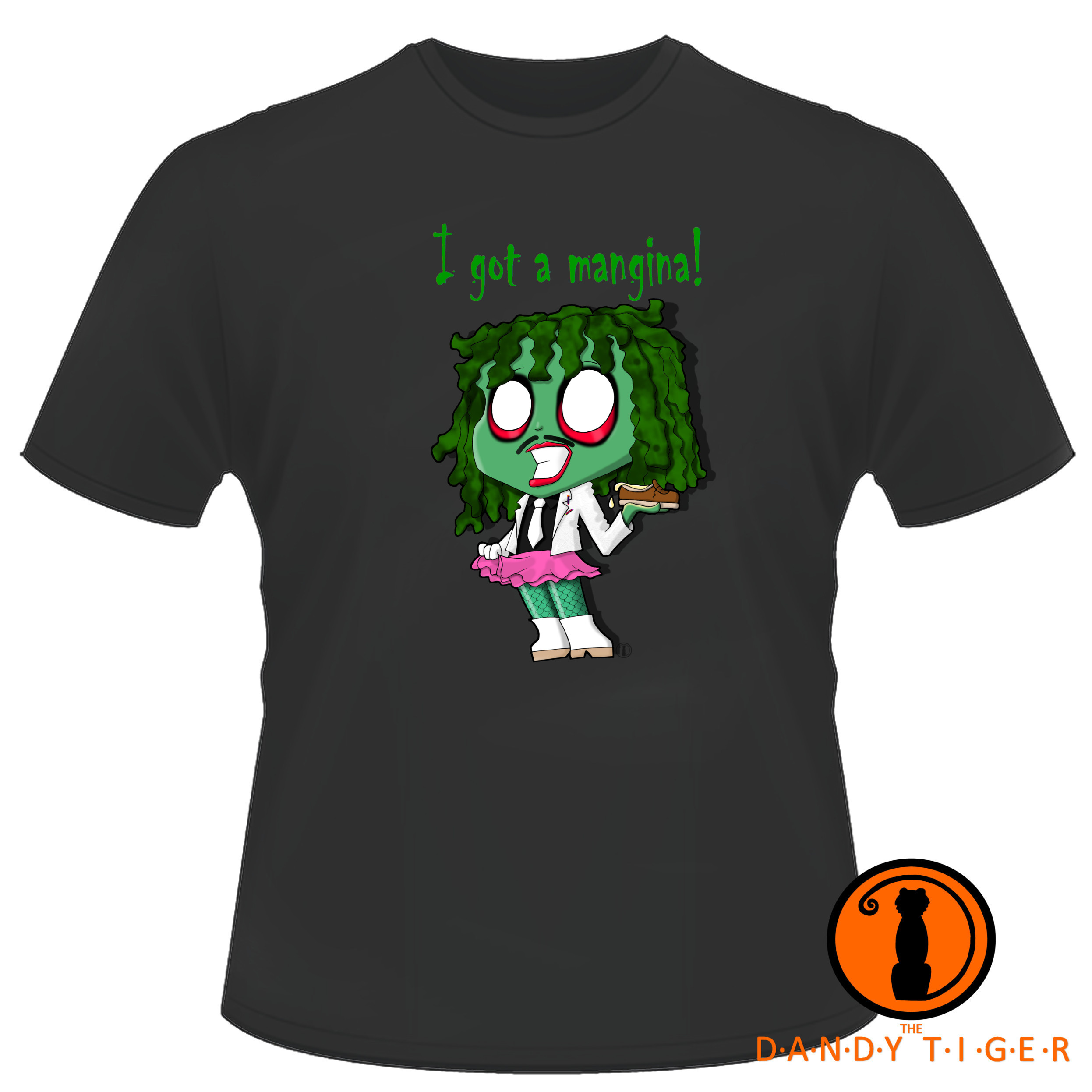 Mighty Boosh Old Gregg Inspired Chibi Tee Choose Your Quote 1 6 The Dandy Tiger