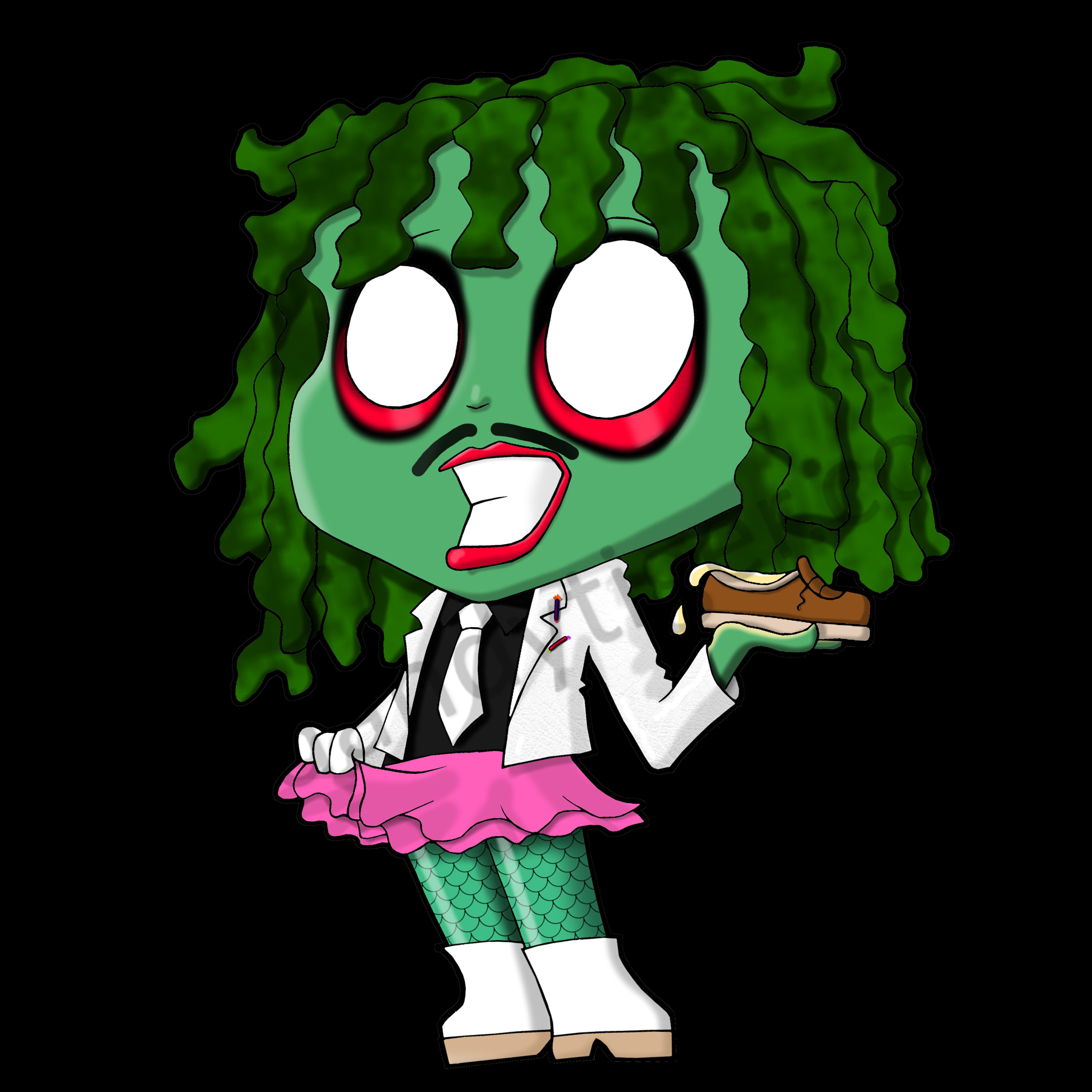Mighty Boosh Old Gregg Inspired Chibi Tee The Dandy Tiger