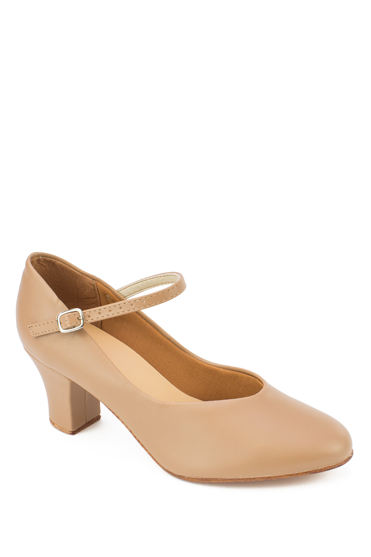 So Danca CH103 3 Leather T-Strap Character Heel