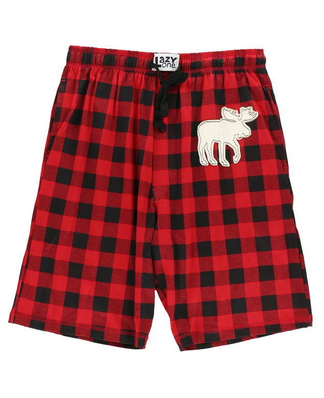 genetisch uitgehongerd voordelig Moose Plaid Men's Pajama Shorts — MADONNA INN ONLINE STORE