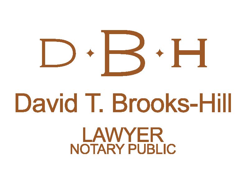 David T. Brooks-Hill, Lawyer and Notary Public