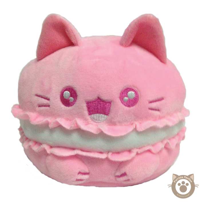 pink plush cat