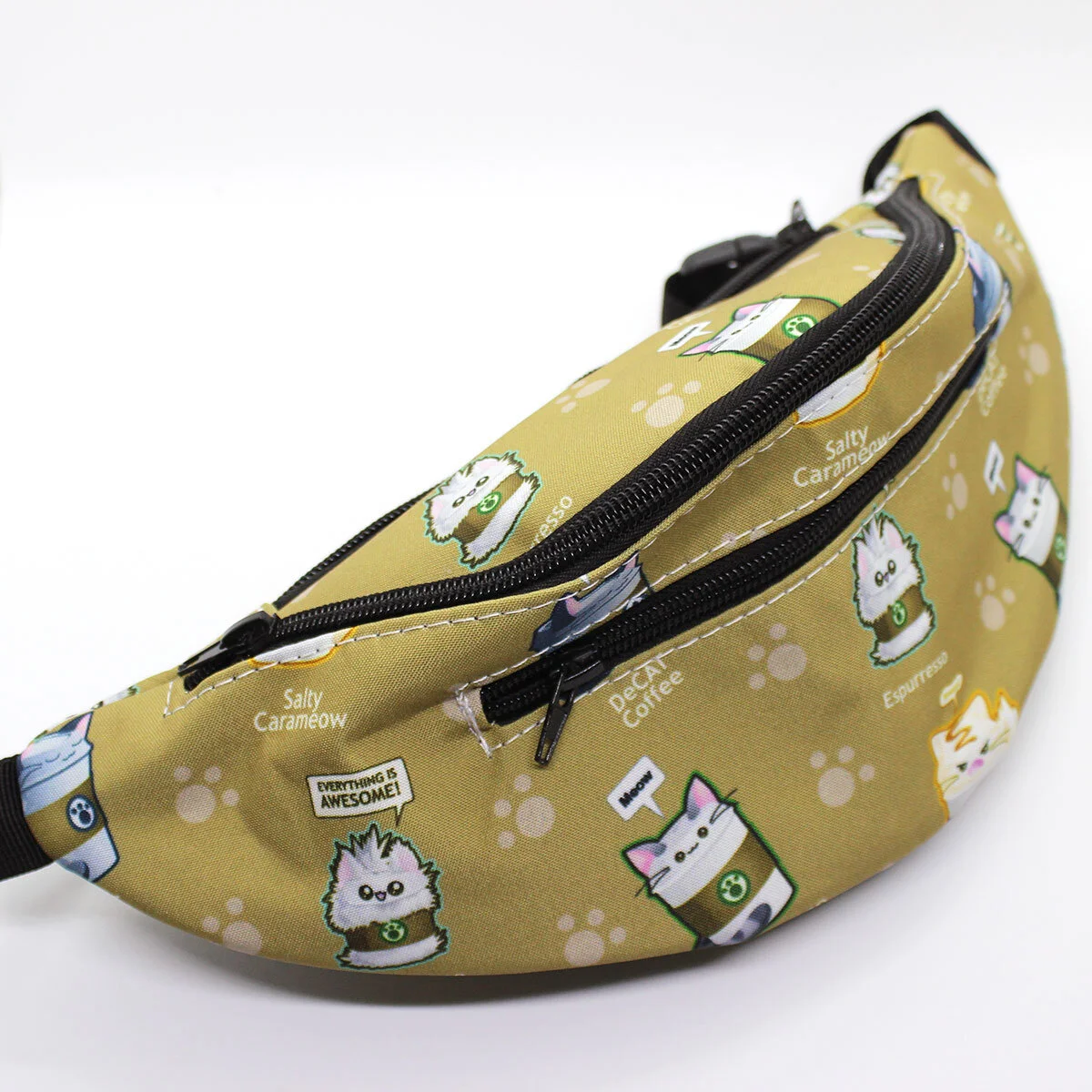 Cute Coffee Cats Fanny Pack — Kawaii