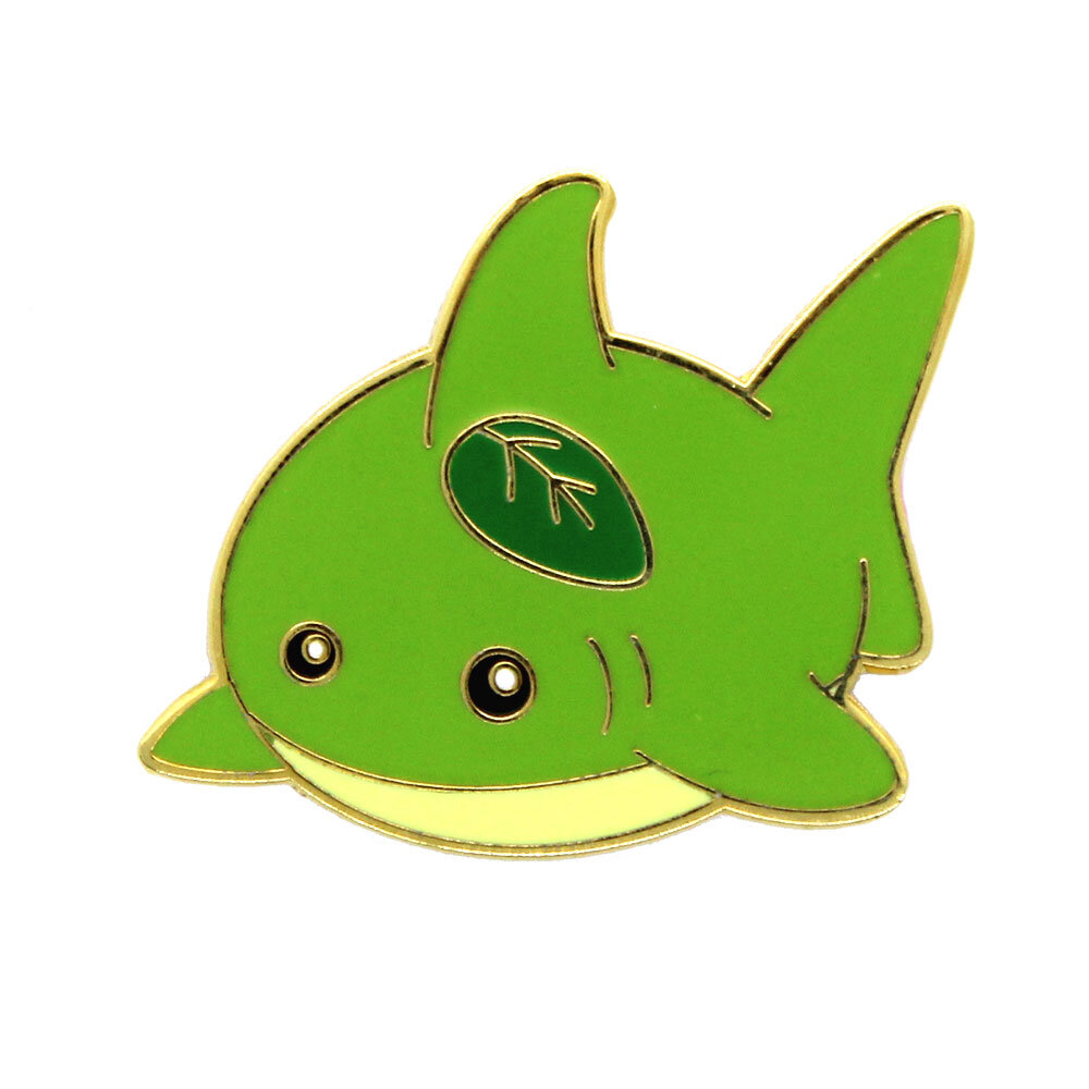 Cute Shark Bun Enamel Pins — Kimchi Kawaii