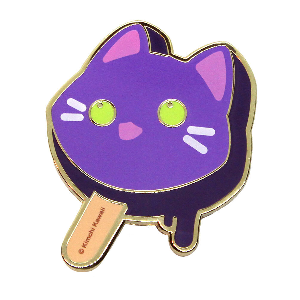 Halloween Cat Cute Ice Cream Pop Enamel Pin — Kimchi Kawaii