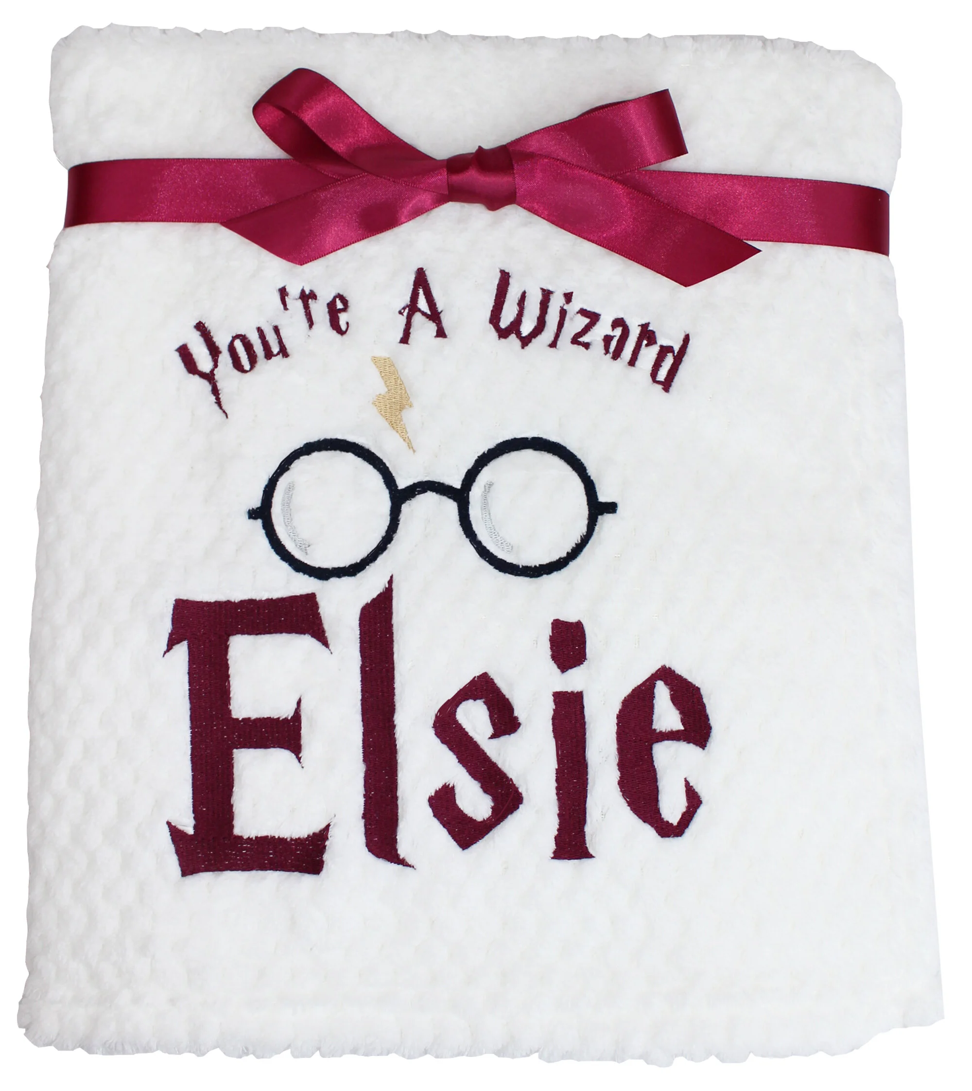 personalised fluffy baby blankets