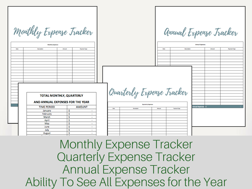 excel monthly quarterly and annual expense tracker bookkeeping by meredith rines cfp helping creative business owners make sense of their expense tracker