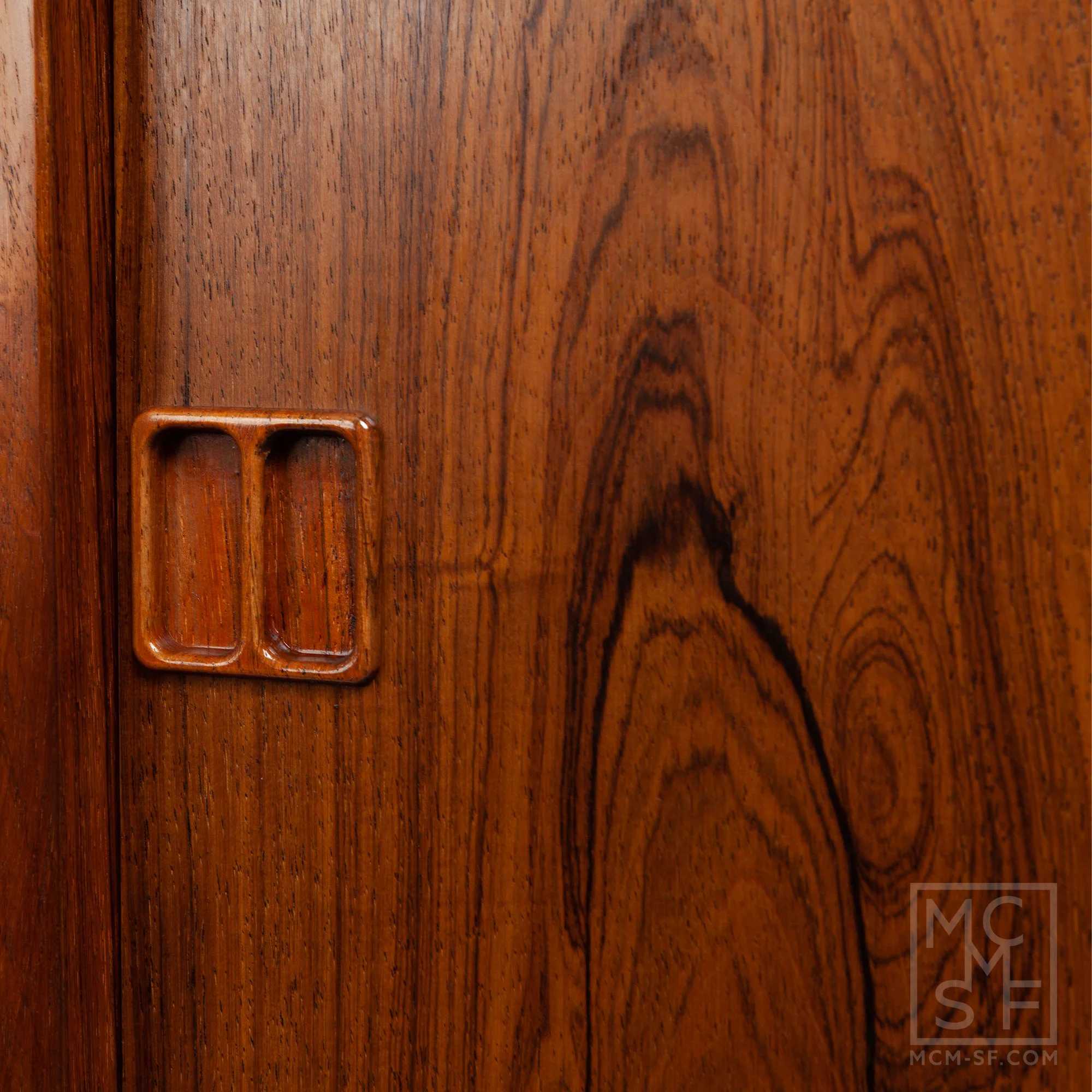 Vintage Danish Modern Teak Media Cabinet Small Sideboard Mcmsf