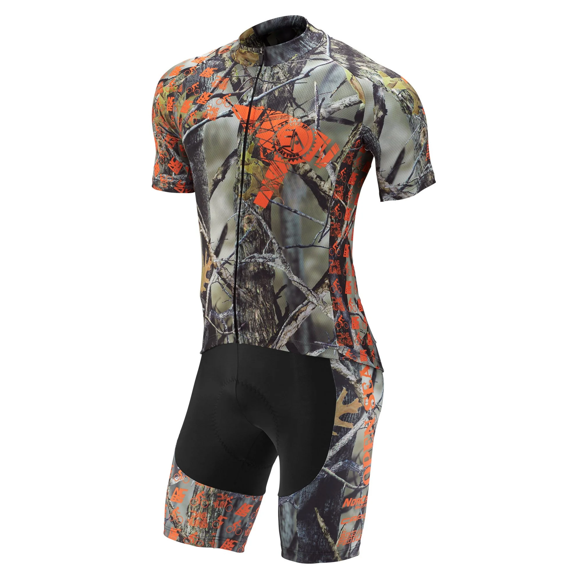 camo cycling shorts
