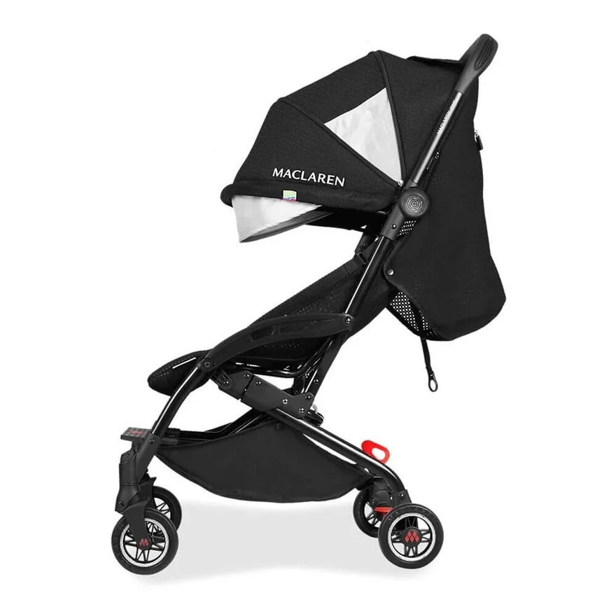 black maclaren stroller