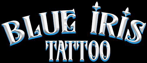 Blue Iris Tattoo