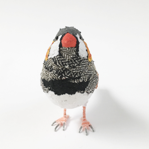 zebra finch plush