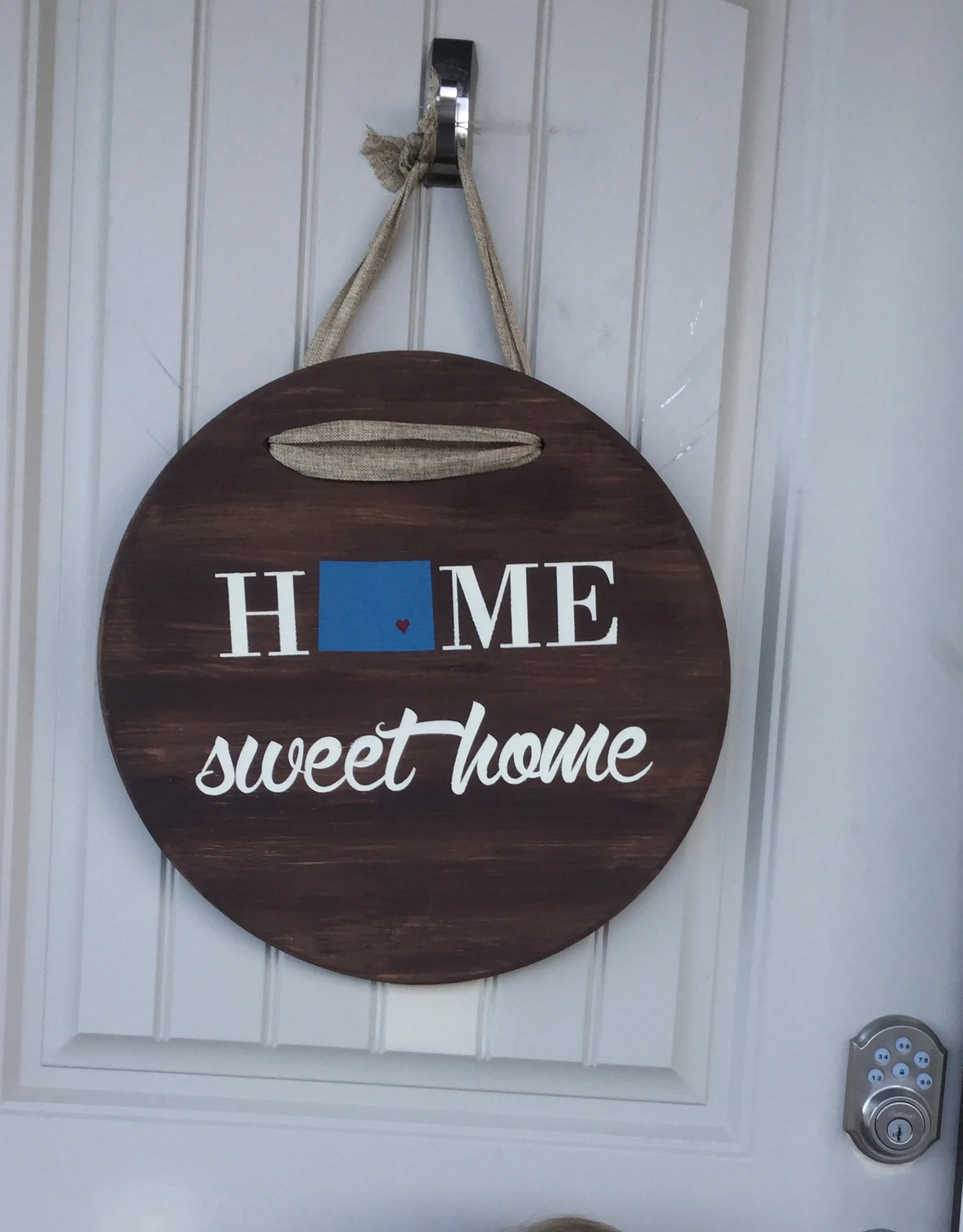 Round 18 Inch Door Hanger Christy S Paints And Pallets