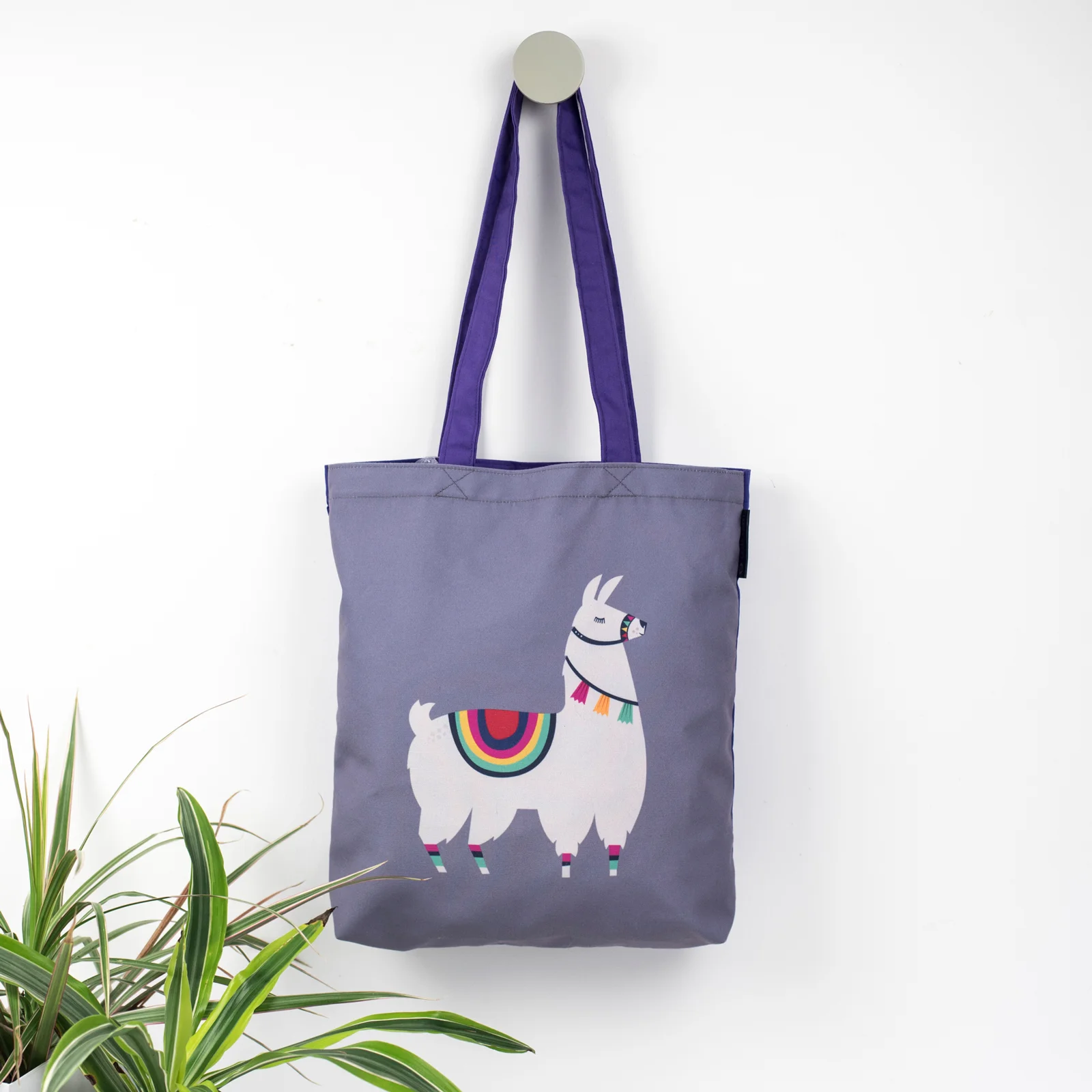 llama tote bag