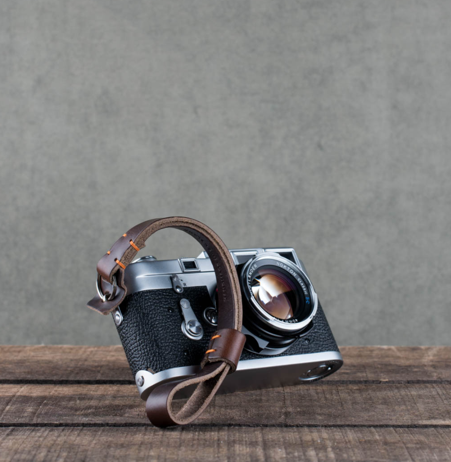 Oxford Leather Wrist Strap 