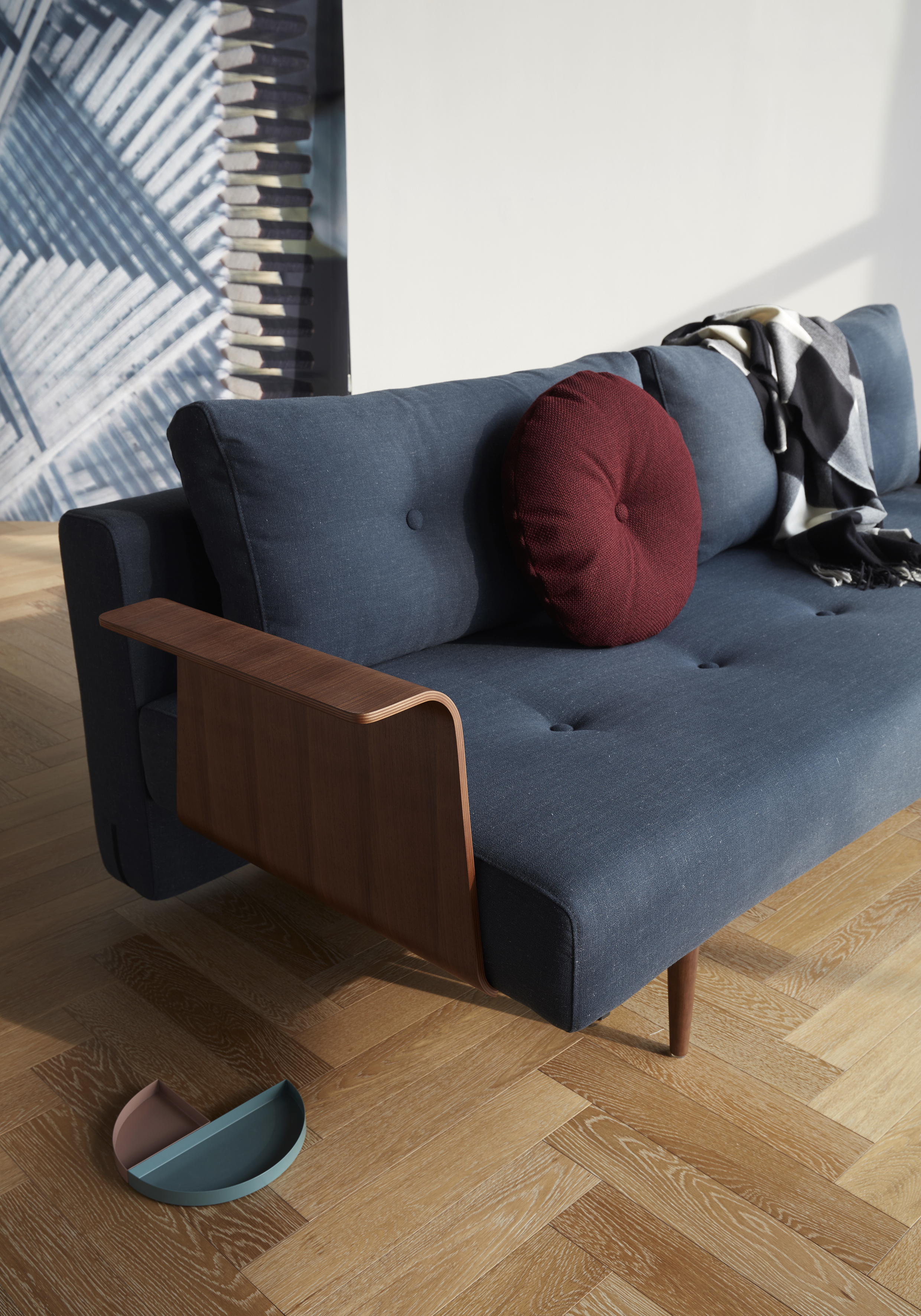Innovation Living Full Recast Convertible Sofa With Arms The Futon Company