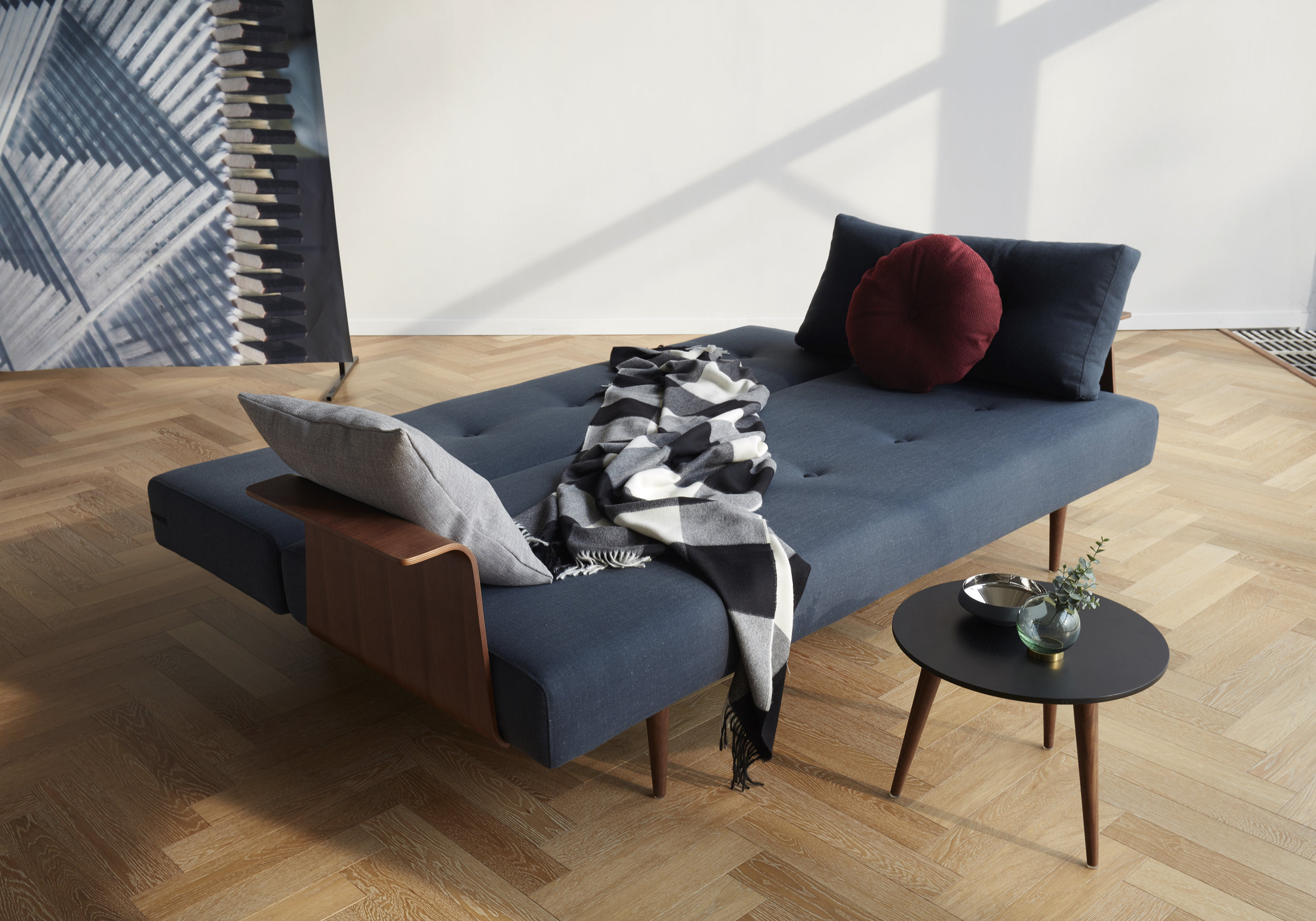 Innovation Living Full Recast Convertible Sofa With Arms The Futon Company