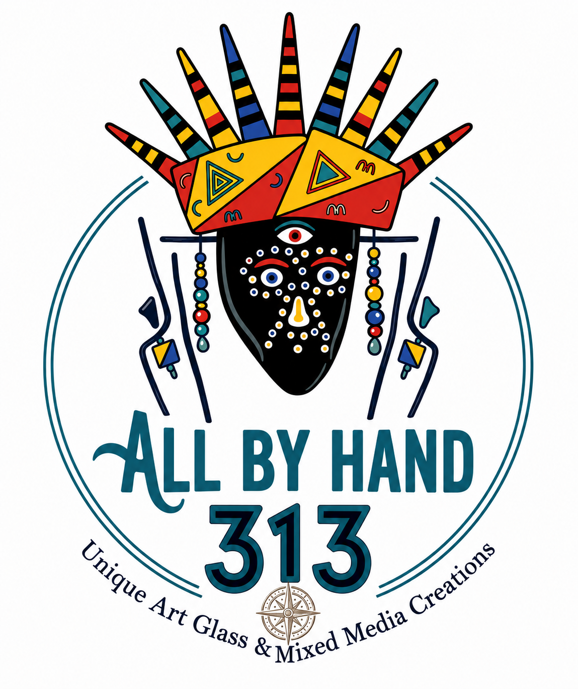 All By Hand Fused Glass Art