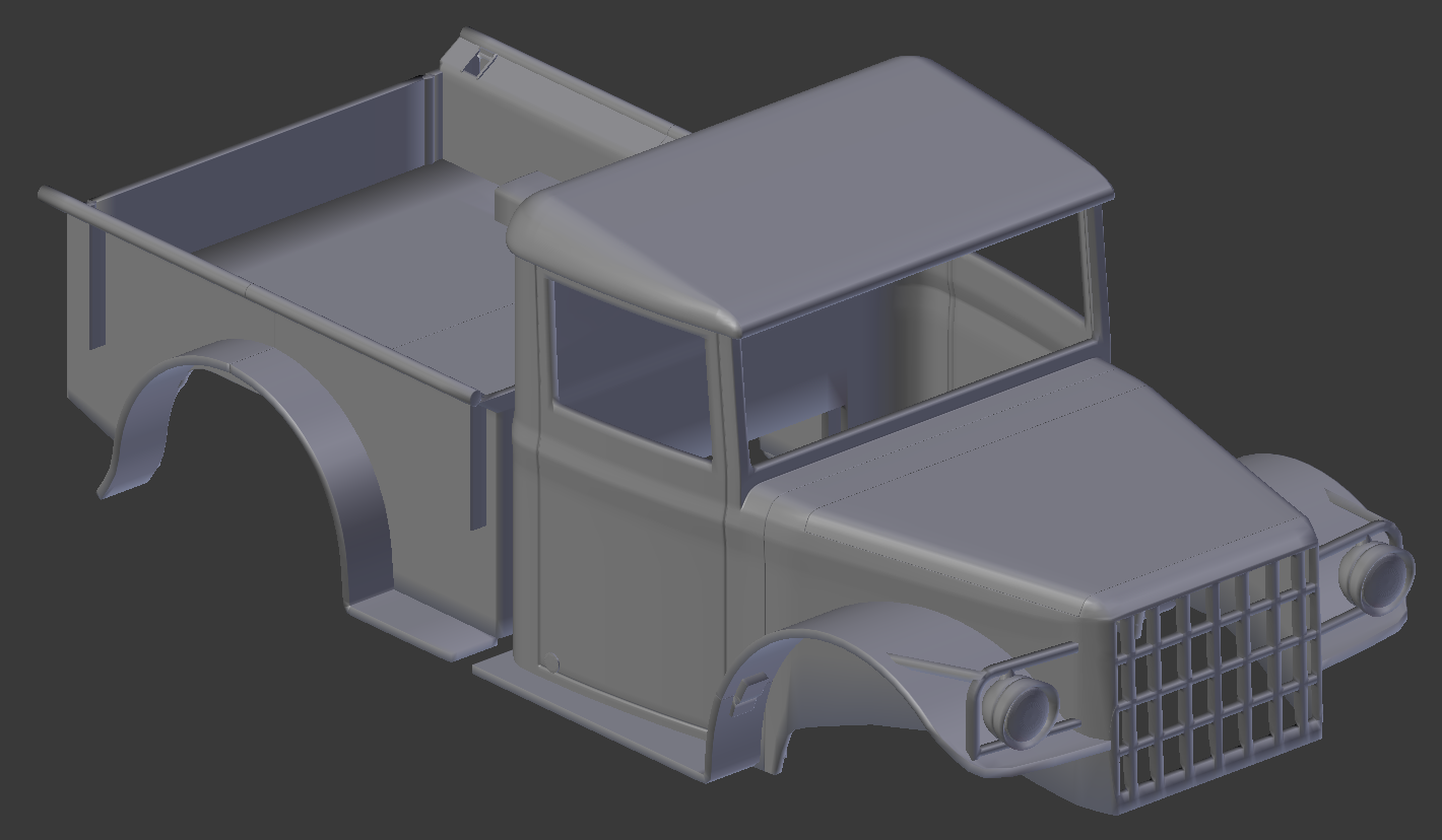 290mm wheelbase rc body
