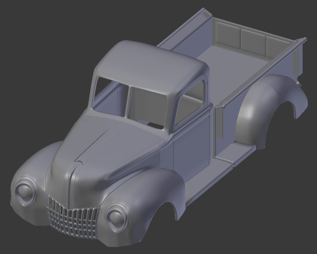 290mm wheelbase rc body