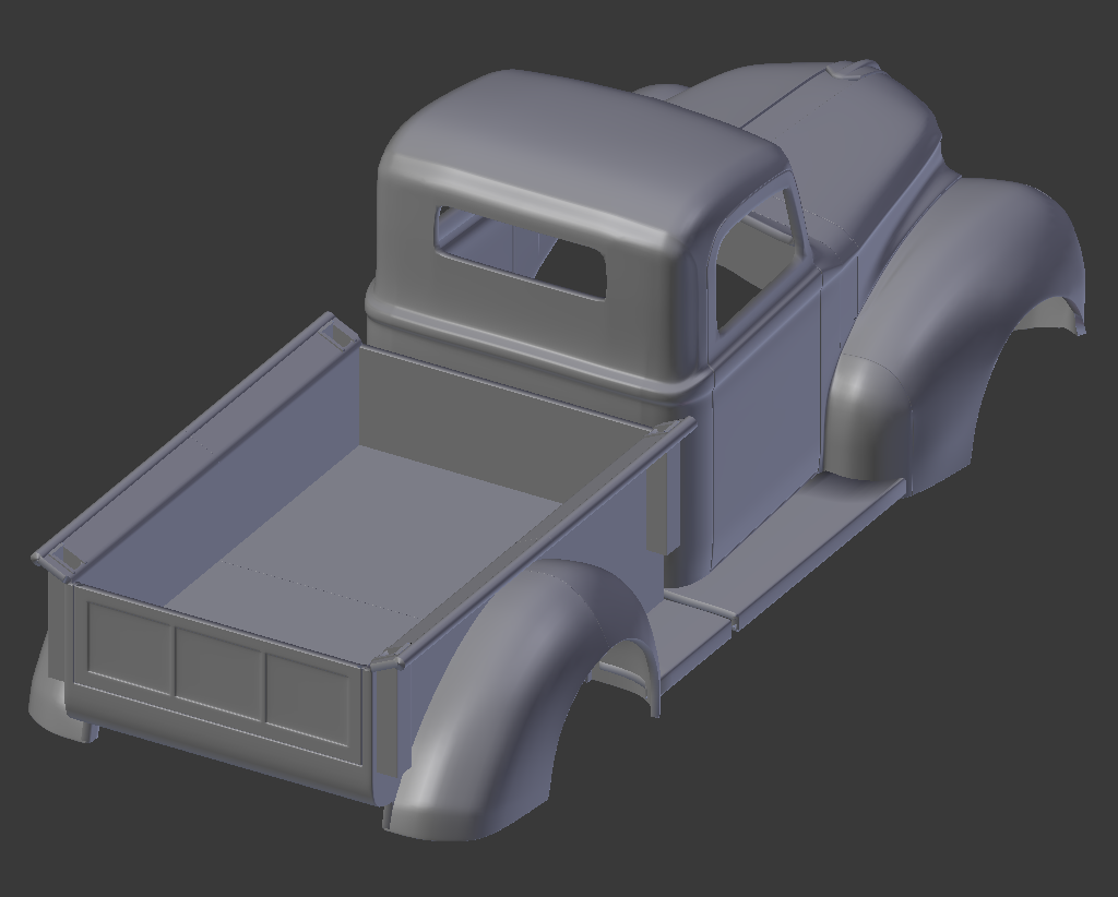 290mm wheelbase rc body