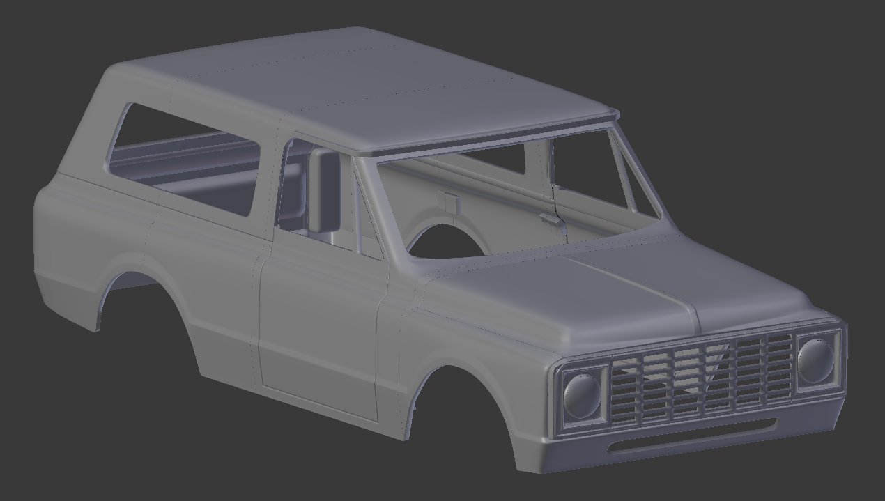 290mm wheelbase rc body