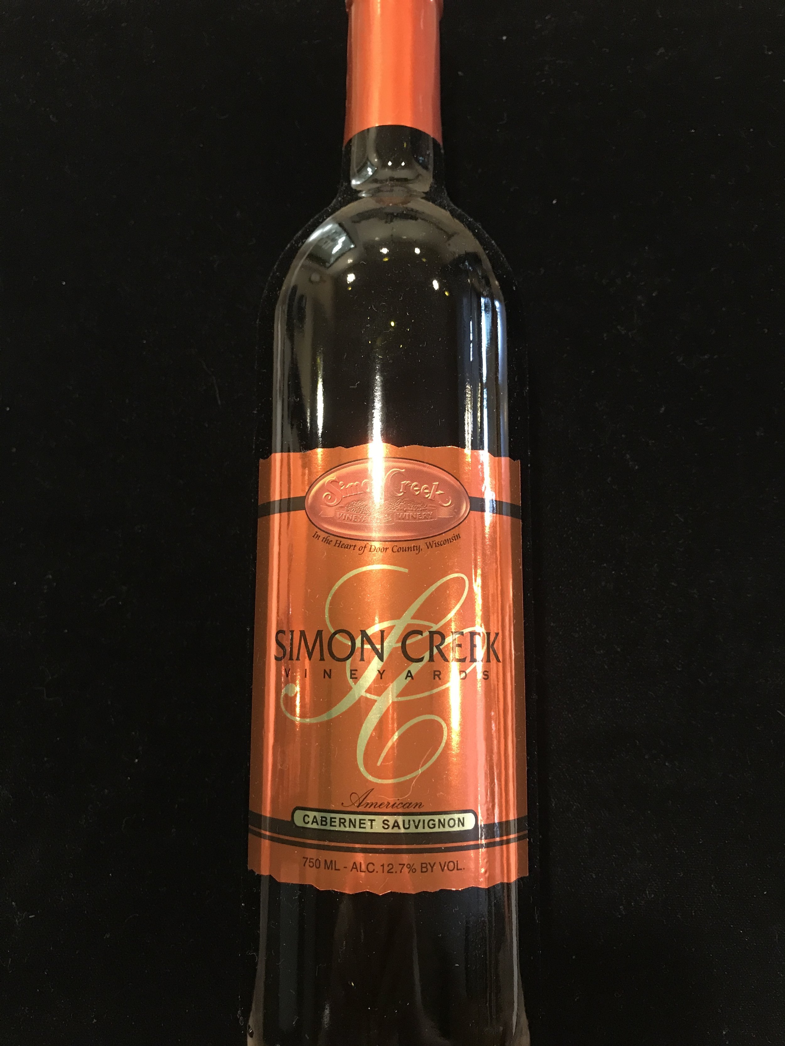 Cabernet Sauvignon Simon Creek Vineyard Winery