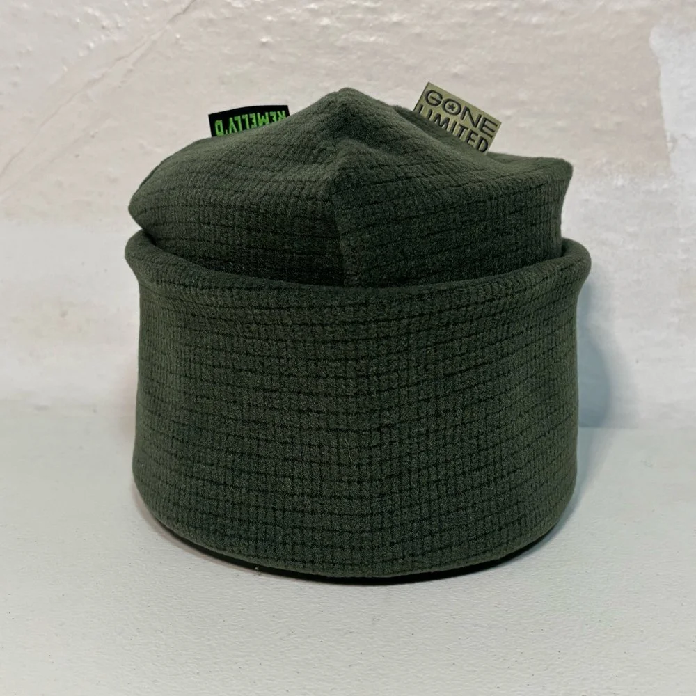 L.G.B オリーブグリーン フリース 帽子 Fleece Cuff Beanie 4.0 - Solid Colors — Gone Limited