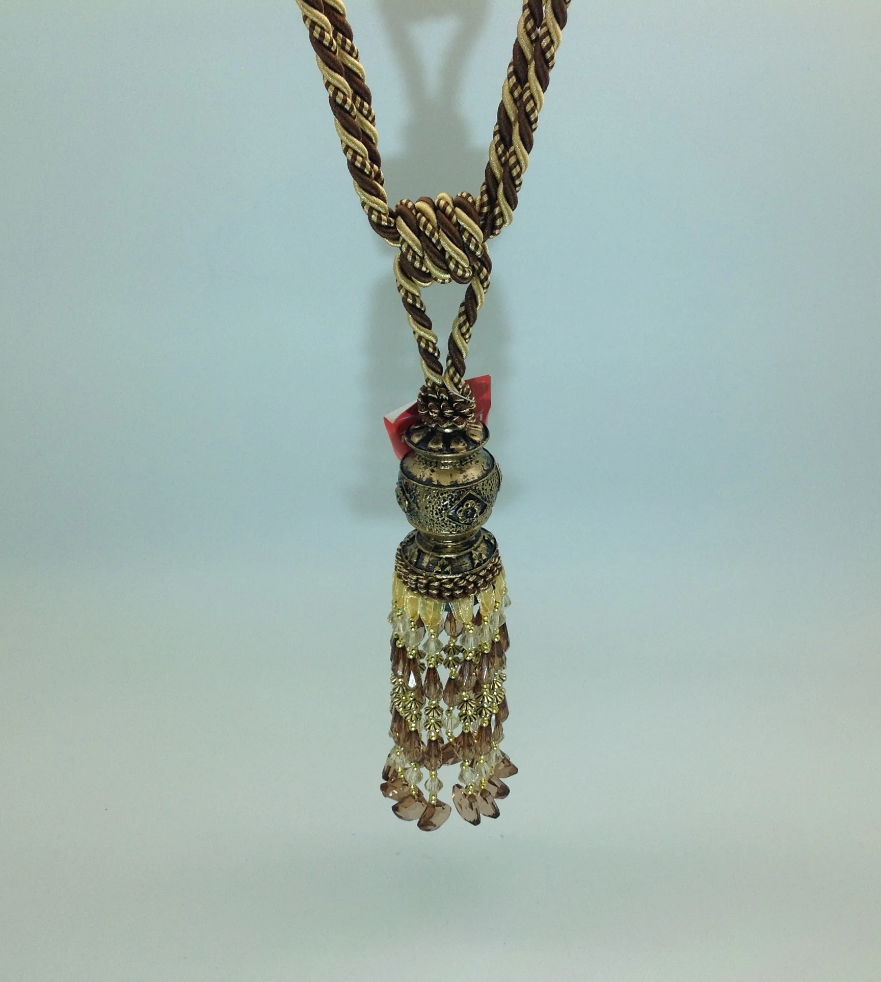 Curtain Tieback Crystal Tassel 21cm