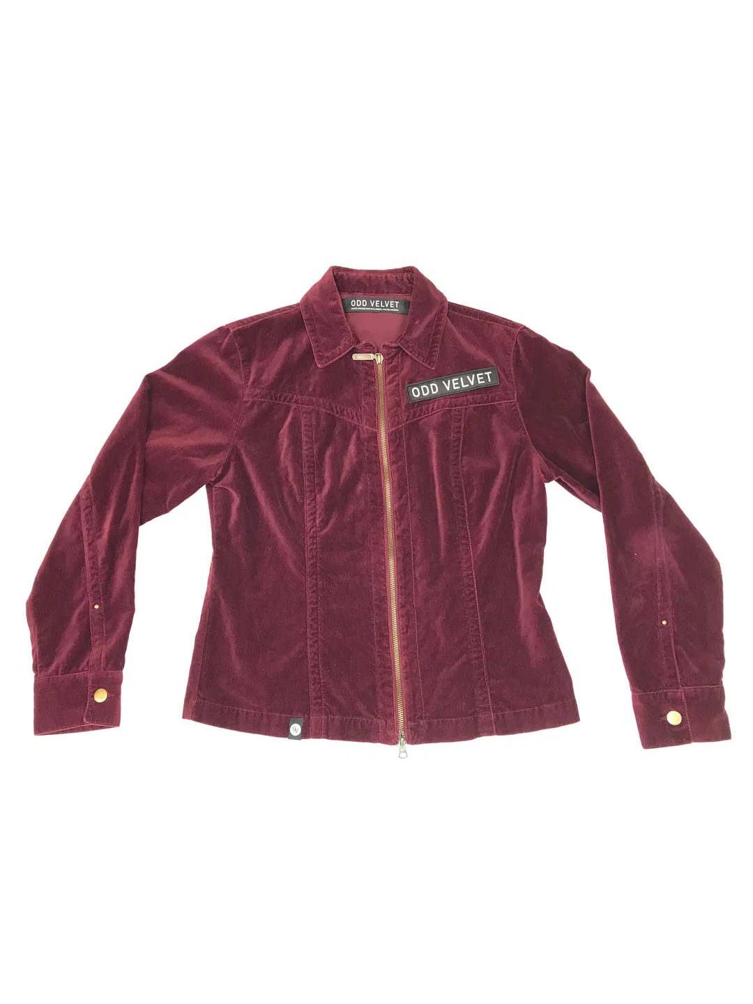 velvet zip up jacket