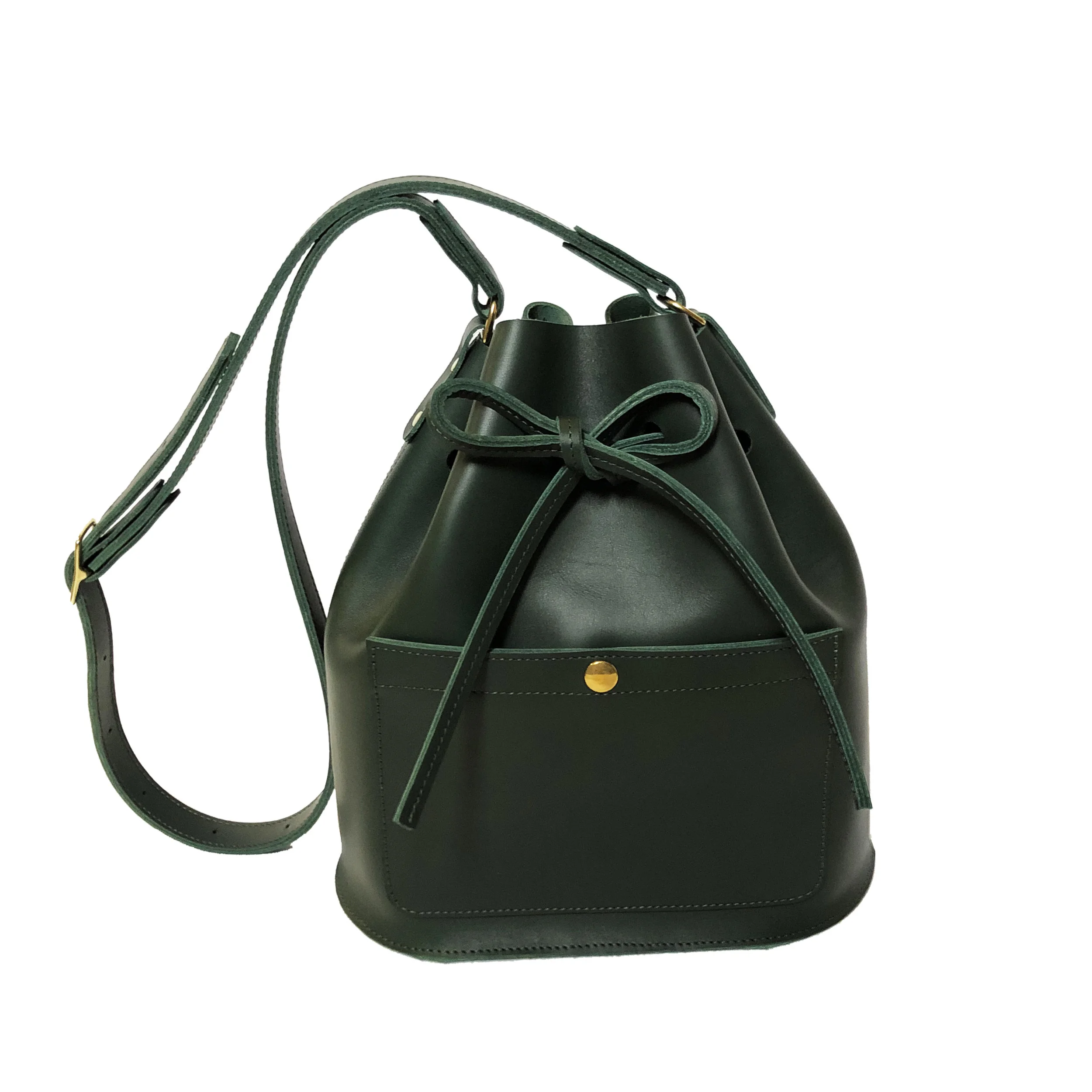 dark green bag