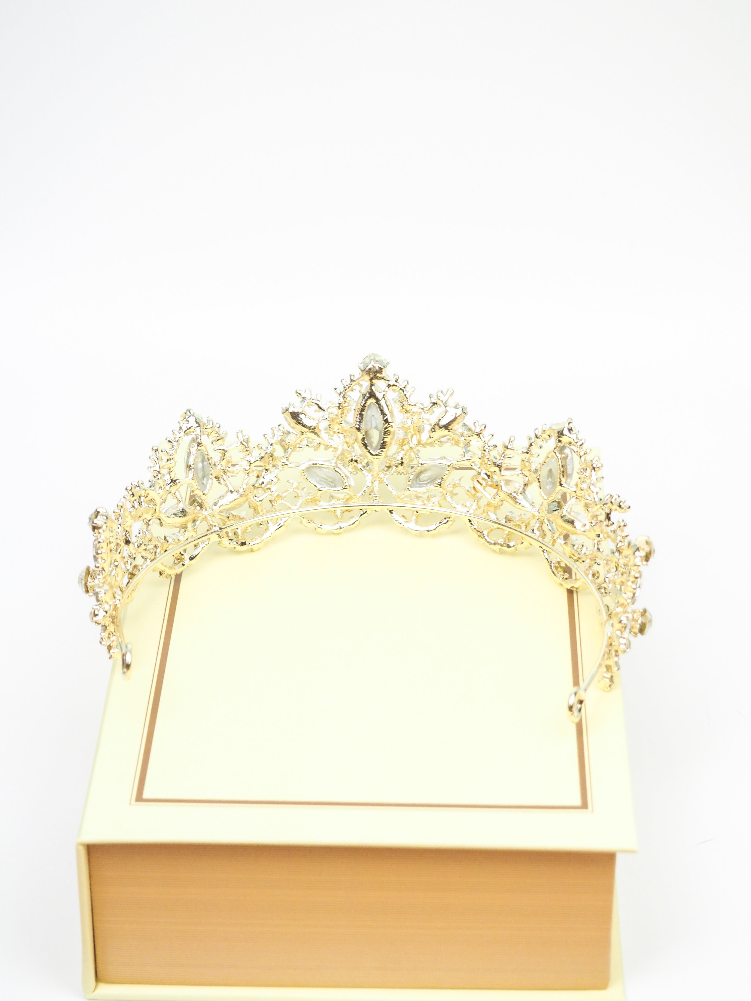 The Rapunzel Tiara Gold Rita Lane Vintage