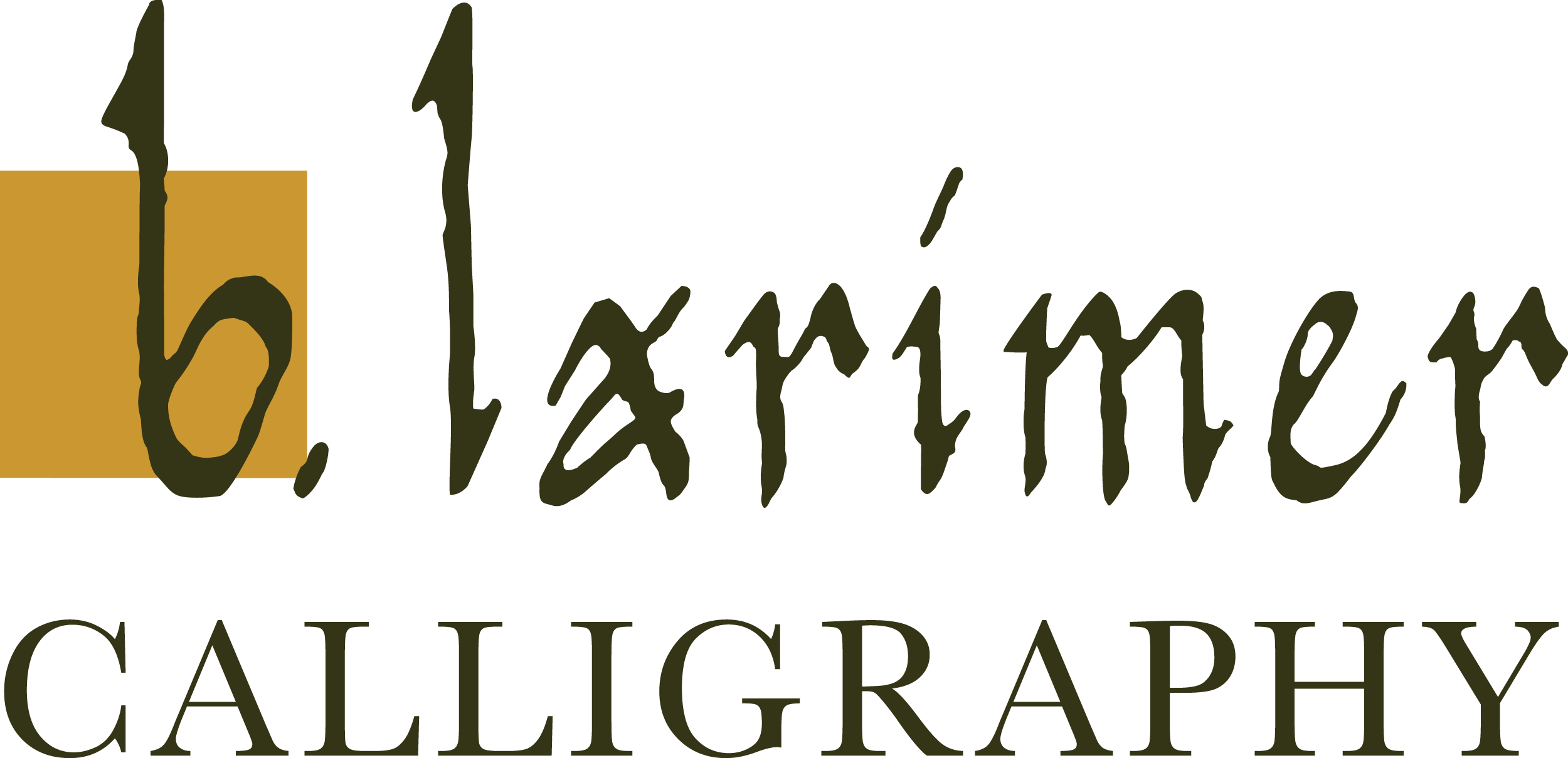 b. larimer calligraphy