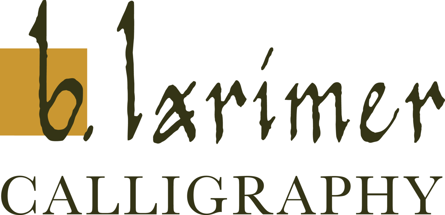 b. larimer calligraphy