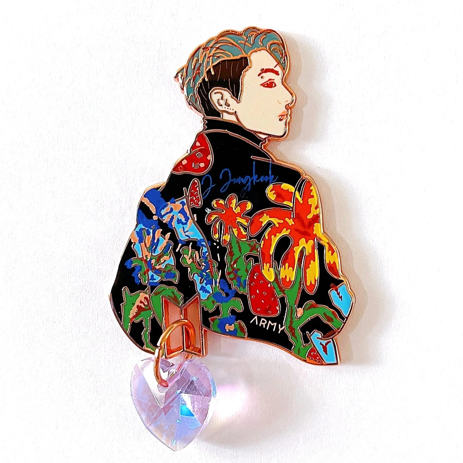 Jungkook Vogue GQ Magazine Pin Hard Enamel — Twinkie.Tokyo
