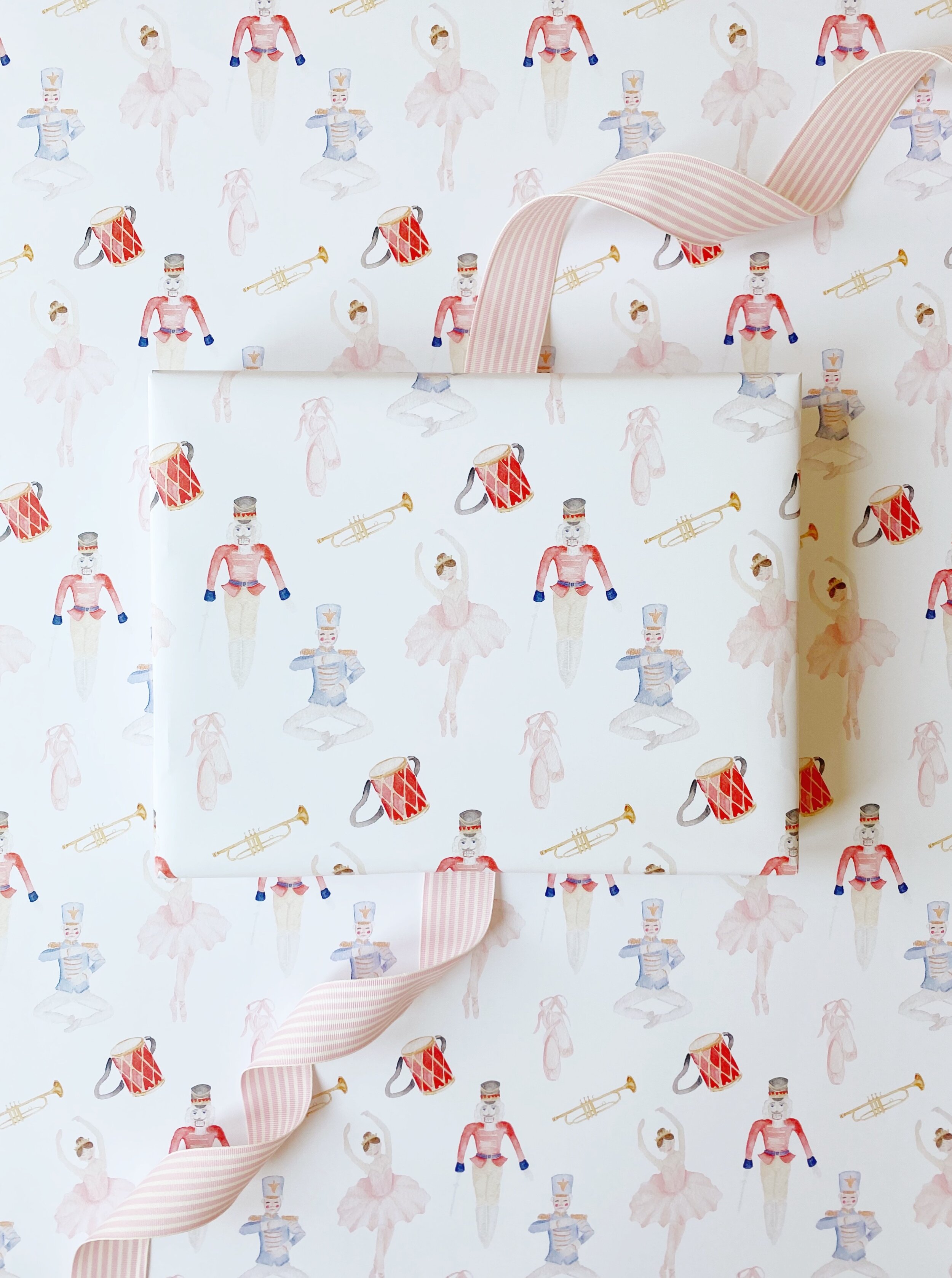 Custom Nutcracker Ballet Christmas Wrapping Paper Roll / Sheets