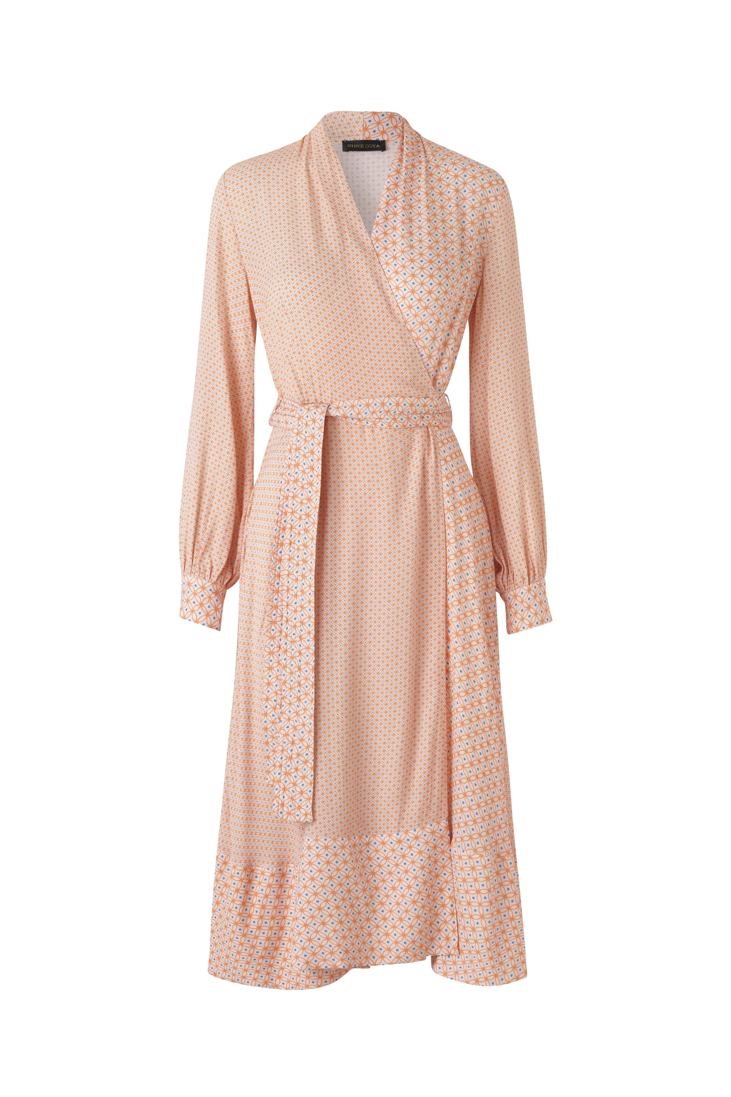 stine goya wrap dress