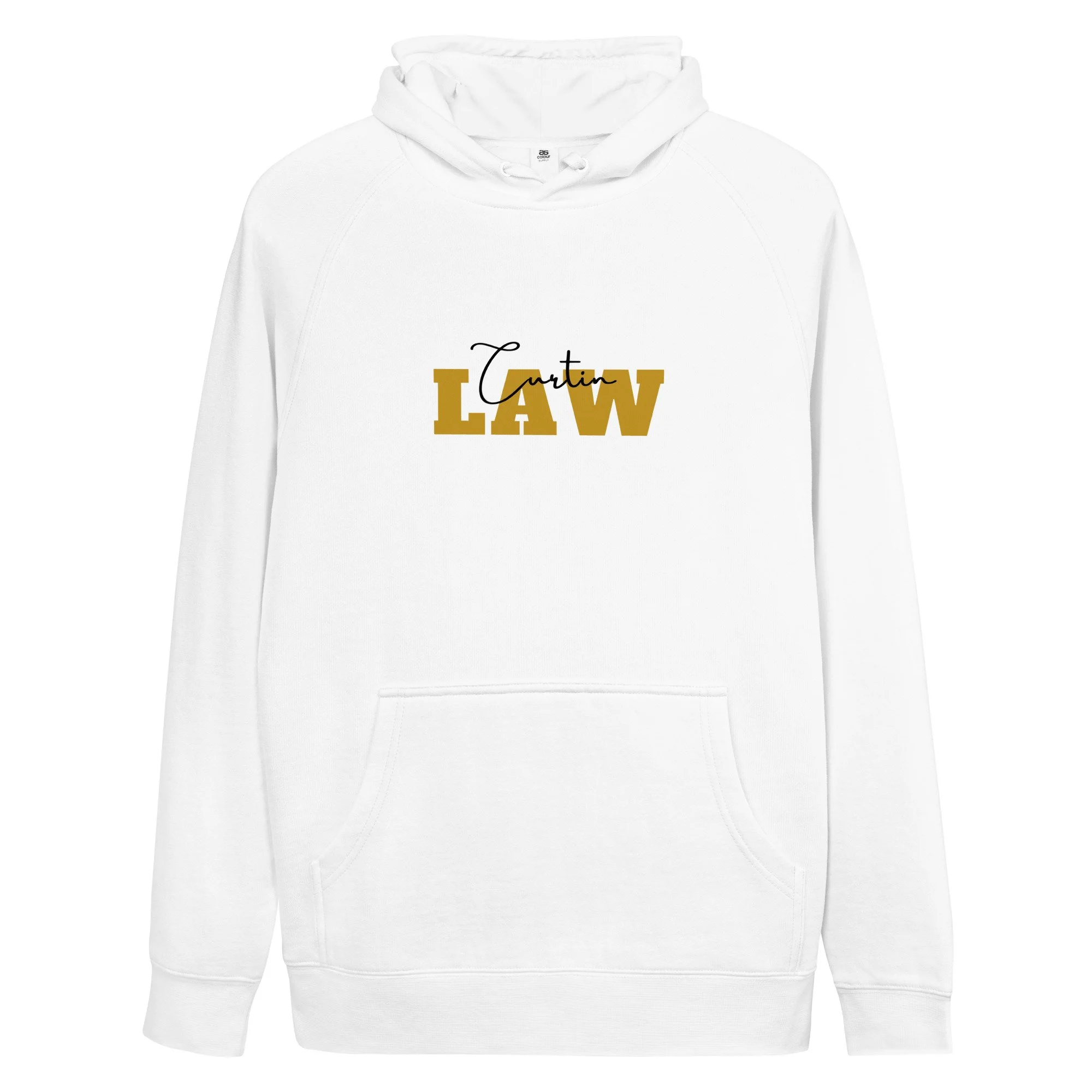 Signature Curtin Law Hoodie White Curtin Student Law Society