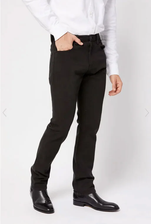 mens black regular jeans