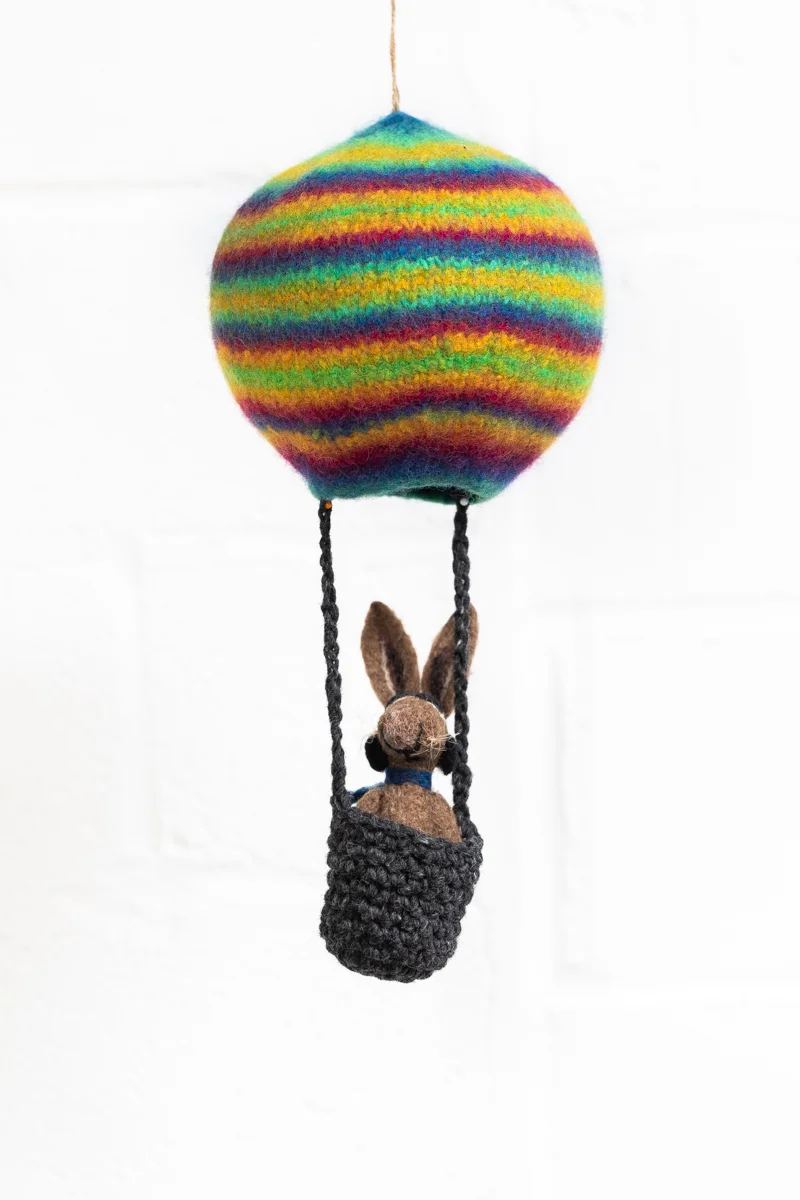 Made To Order Hot Air Balloon Hanging Decoration Bless This