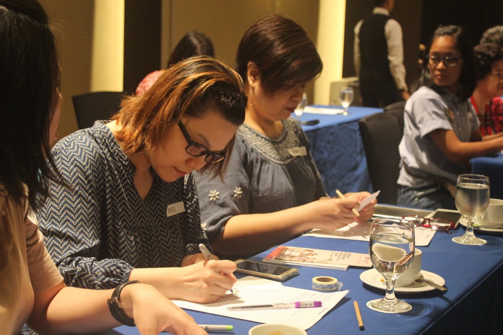 Moms were happy to spend their Saturday morning chasing after their passion for crafts.