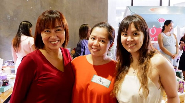 Mommy Mundo Content Head Jing Lejano with bloggers Shen of Shen's Addiction and Chessy of Chessy.ph