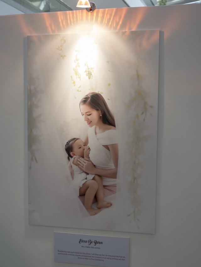 Eizza de Baron, mom of Gabbie, Haile, and Rosie, says, "Breastfeeding is 90% psychological and 10% physical. I will always say that I am living proof that if you are psychologically convinced, prepared, and determined, then no amount of nay-saying, problems, and other factors can deter you from breastfeeding."